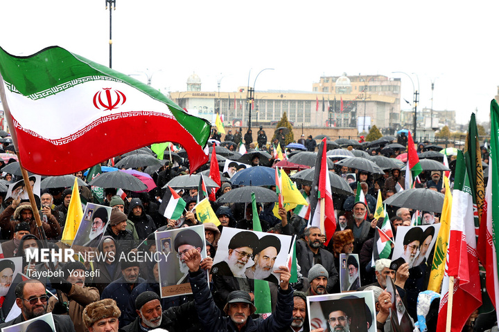 راهپیمایی روز قدس در همدان
