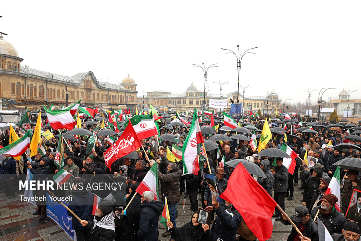 راهپیمایی روز قدس در همدان