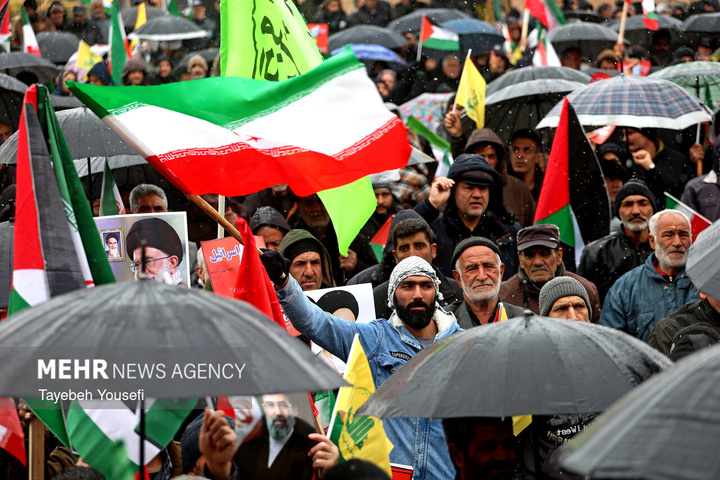 راهپیمایی روز قدس در همدان