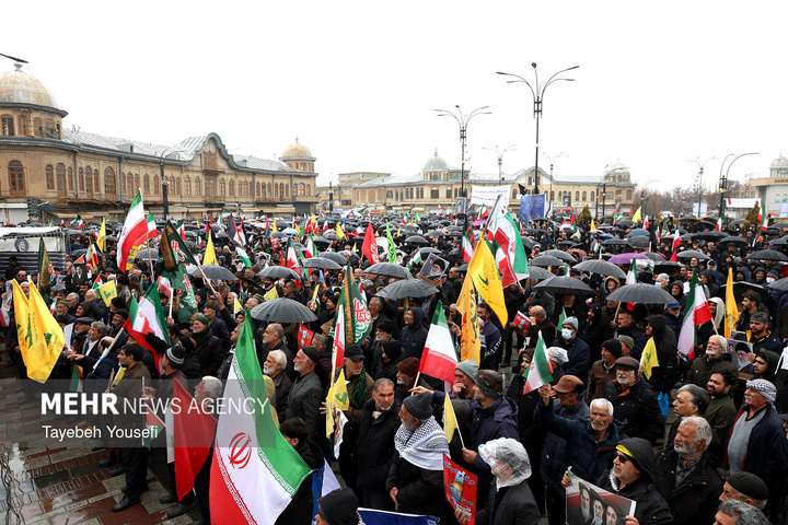 راهپیمایی روز قدس در همدان