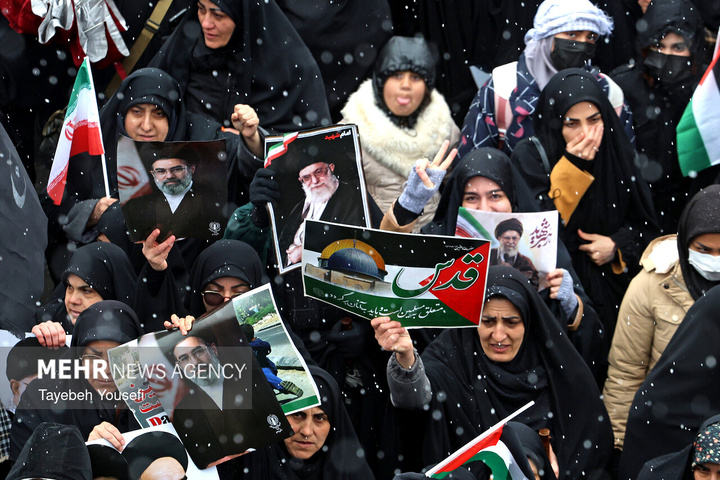 راهپیمایی روز قدس در همدان
