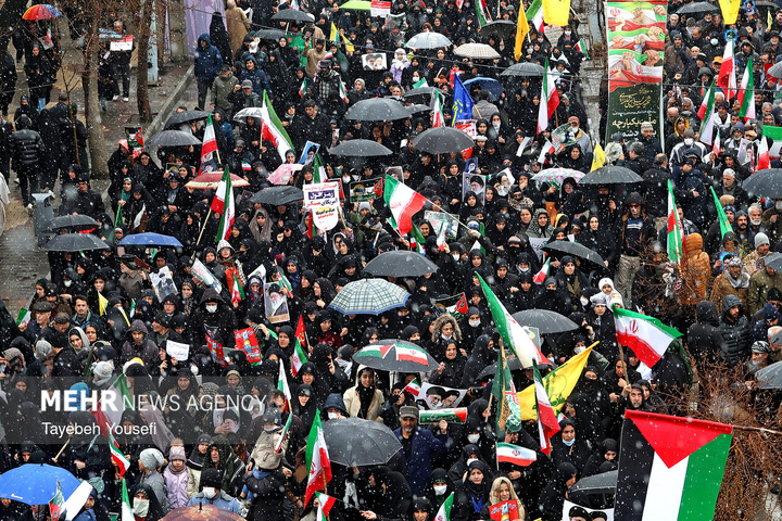 راهپیمایی روز قدس در همدان