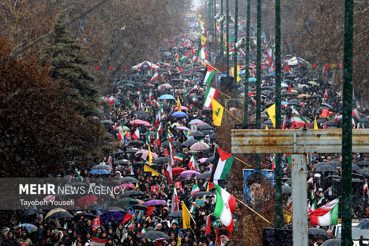 راهپیمایی روز قدس در همدان