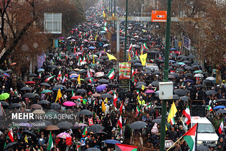 راهپیمایی روز قدس در همدان