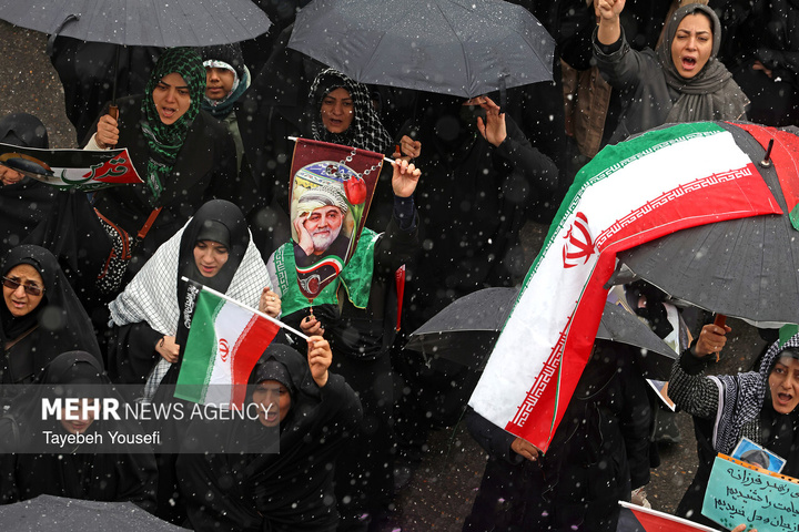 راهپیمایی روز قدس در همدان