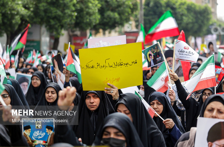 راهپیمایی روز قدس در بوشهر