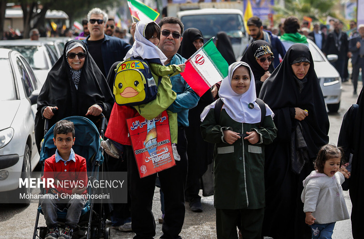 راهپیمایی روز قدس در بوشهر