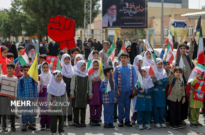 راهپیمایی روز قدس در بوشهر