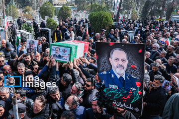 تشییع و تدفین پیکر شهید امیر سرلشکر خلبان عزیز نصیرزاده