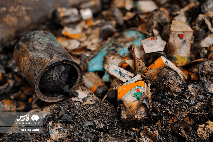 حمله موشکی به انبار ذخیره دارو و شیرخشک در همدان