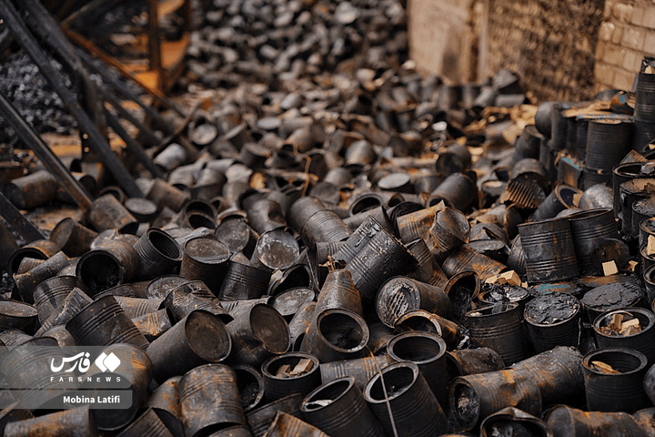 حمله موشکی به انبار ذخیره دارو و شیرخشک در همدان