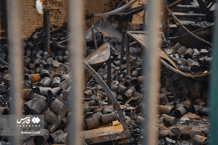 حمله موشکی به انبار ذخیره دارو و شیرخشک در همدان