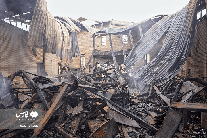 حمله موشکی به انبار ذخیره دارو و شیرخشک در همدان