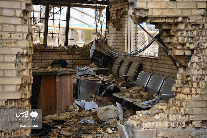 حمله موشکی به انبار ذخیره دارو و شیرخشک در همدان