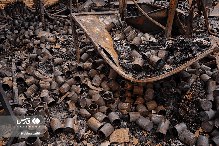 حمله موشکی به انبار ذخیره دارو و شیرخشک در همدان