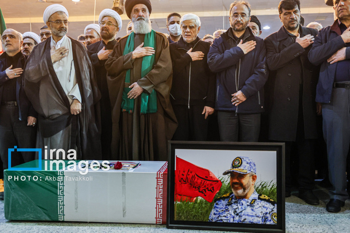 تشییع و تدفین پیکر شهید امیر سرلشکر خلبان عزیز نصیرزاده