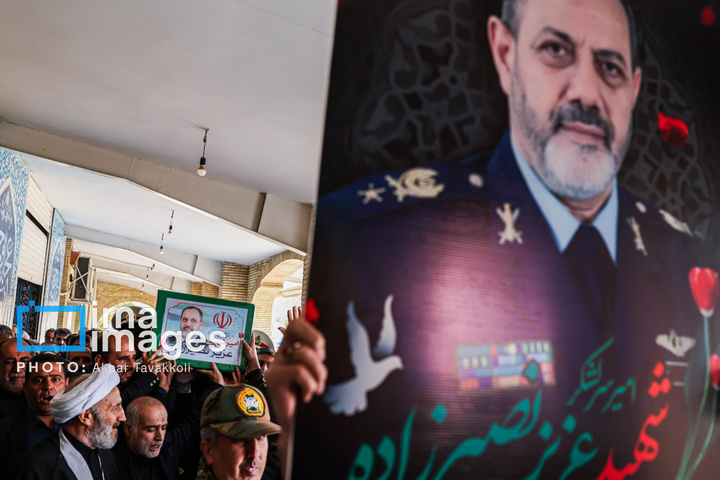 تشییع و تدفین پیکر شهید امیر سرلشکر خلبان عزیز نصیرزاده