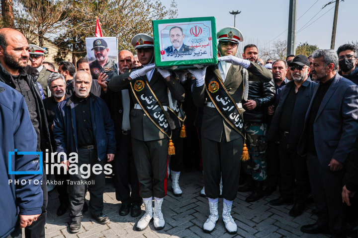 تشییع و تدفین پیکر شهید امیر سرلشکر خلبان عزیز نصیرزاده