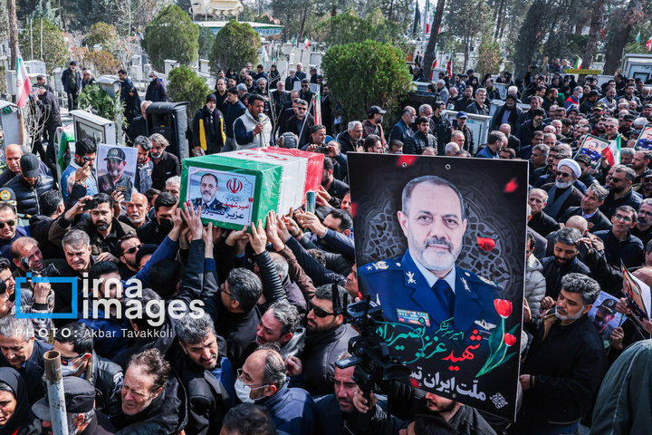 تشییع و تدفین پیکر شهید امیر سرلشکر خلبان عزیز نصیرزاده