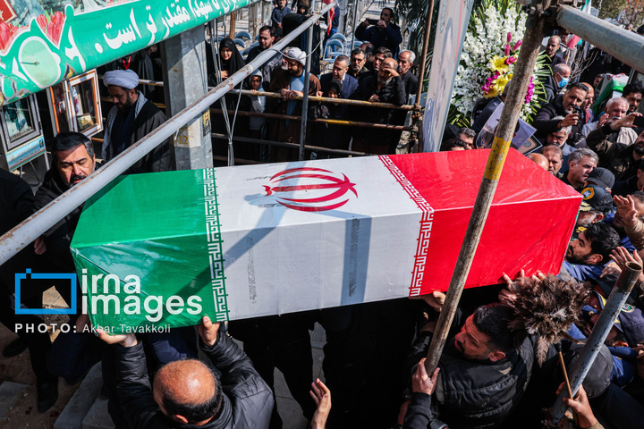 تشییع و تدفین پیکر شهید امیر سرلشکر خلبان عزیز نصیرزاده