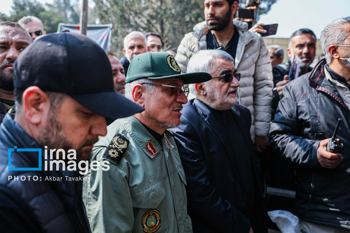 تشییع و تدفین پیکر شهید امیر سرلشکر خلبان عزیز نصیرزاده