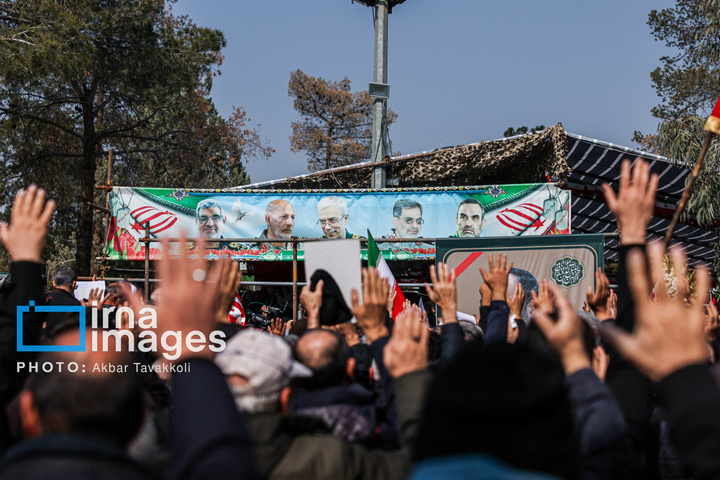 تشییع و تدفین پیکر شهید امیر سرلشکر خلبان عزیز نصیرزاده