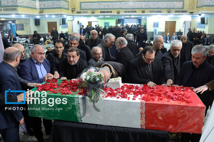 وداع با پیکر شهید «علی شمخانی» نماینده رهبری و دبیر شورای دفاع