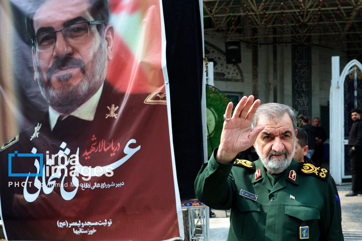 وداع با پیکر شهید «علی شمخانی» نماینده رهبری و دبیر شورای دفاع