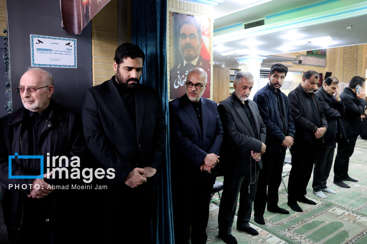 وداع با پیکر شهید «علی شمخانی» نماینده رهبری و دبیر شورای دفاع