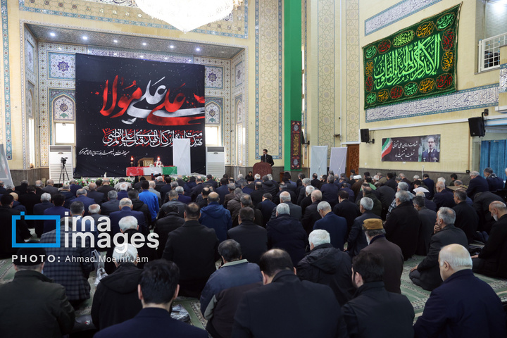 وداع با پیکر شهید «علی شمخانی» نماینده رهبری و دبیر شورای دفاع