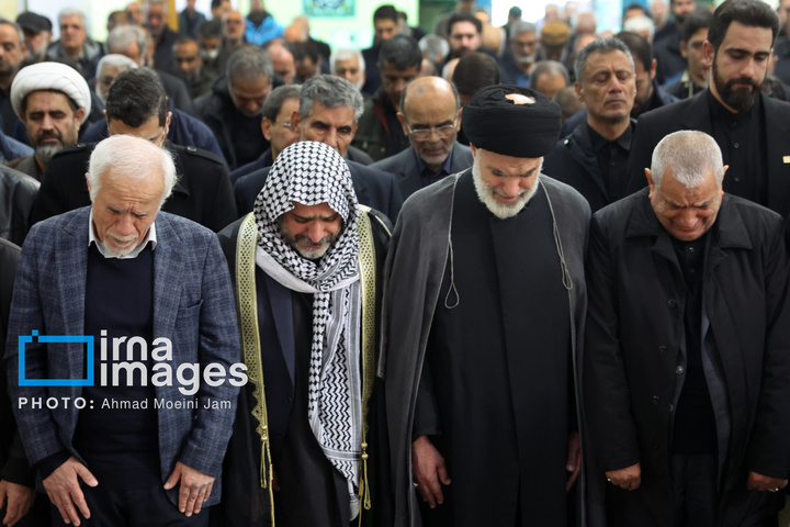 وداع با پیکر شهید «علی شمخانی» نماینده رهبری و دبیر شورای دفاع