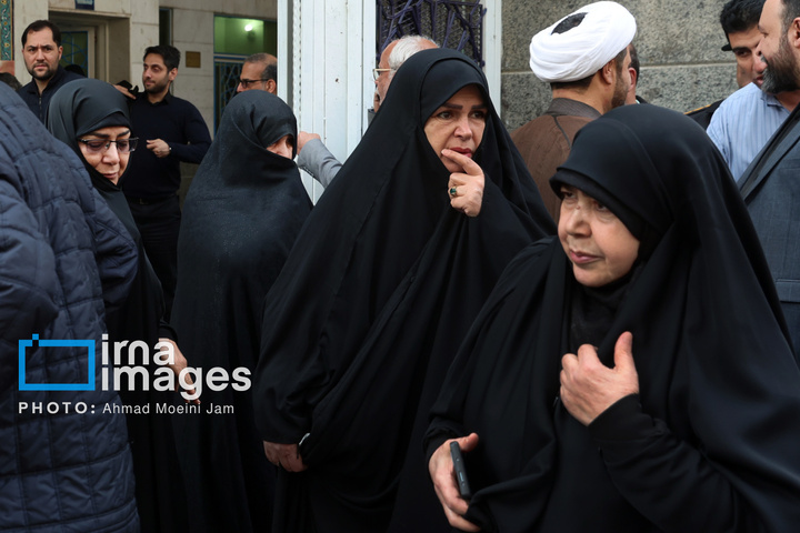 وداع با پیکر شهید «علی شمخانی» نماینده رهبری و دبیر شورای دفاع