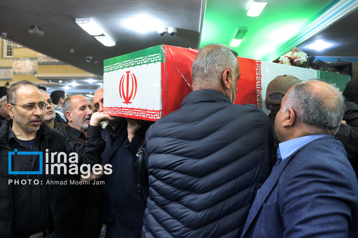 وداع با پیکر شهید «علی شمخانی» نماینده رهبری و دبیر شورای دفاع