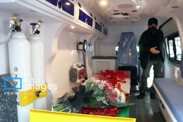 وداع با پیکر شهید «علی شمخانی» نماینده رهبری و دبیر شورای دفاع