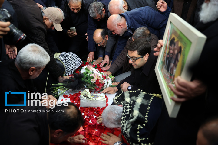 وداع با پیکر شهید «علی شمخانی» نماینده رهبری و دبیر شورای دفاع