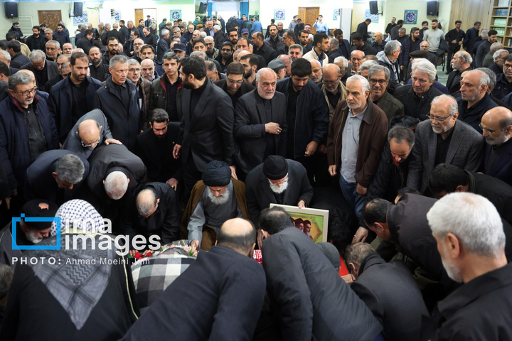 وداع با پیکر شهید «علی شمخانی» نماینده رهبری و دبیر شورای دفاع