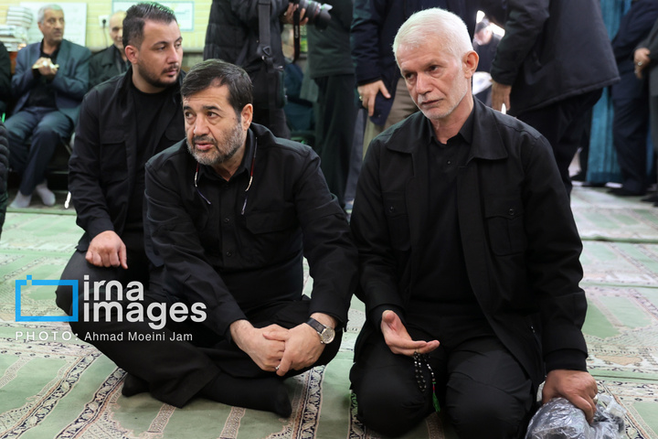 وداع با پیکر شهید «علی شمخانی» نماینده رهبری و دبیر شورای دفاع