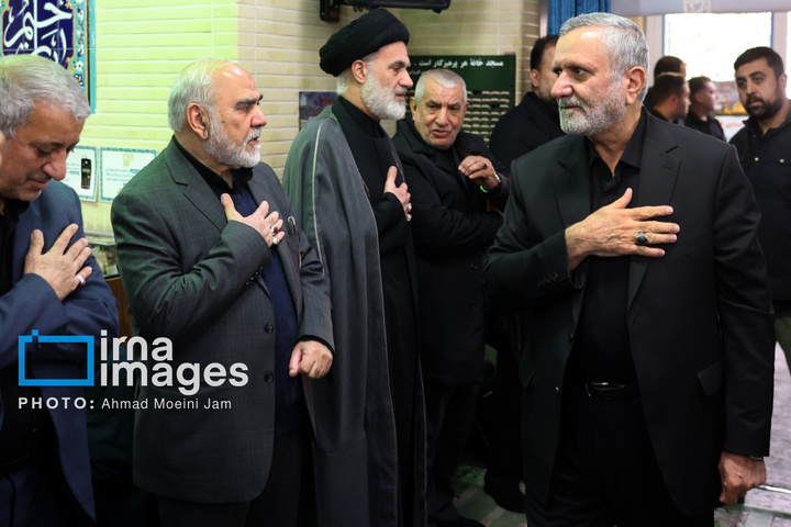 وداع با پیکر شهید «علی شمخانی» نماینده رهبری و دبیر شورای دفاع