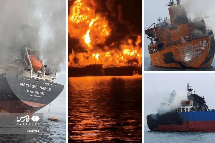 وضعیت کشتی های آمریکایی در خلیج فارس