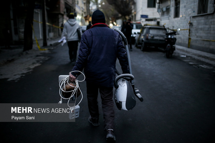 آثار تجاوز به مناطق مسکونی تهران