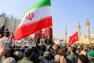 تشییع پیکر شهدای حمله به بیت رهبری در مشهد