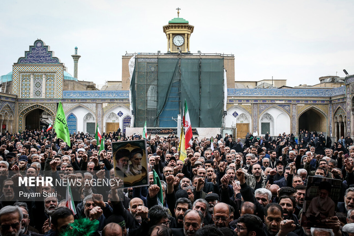 مراسم تشییع و تدفین سردار سرلشکر پاسدار شهید ابوالقاسم بابائیان