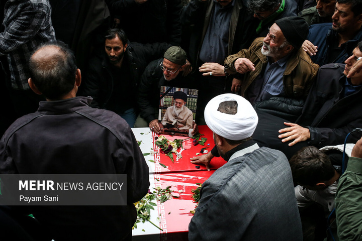 مراسم تشییع و تدفین سردار سرلشکر پاسدار شهید ابوالقاسم بابائیان