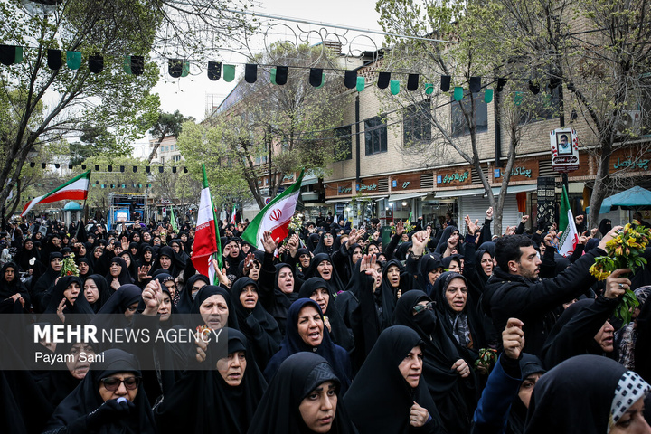 مراسم تشییع و تدفین سردار سرلشکر پاسدار شهید ابوالقاسم بابائیان