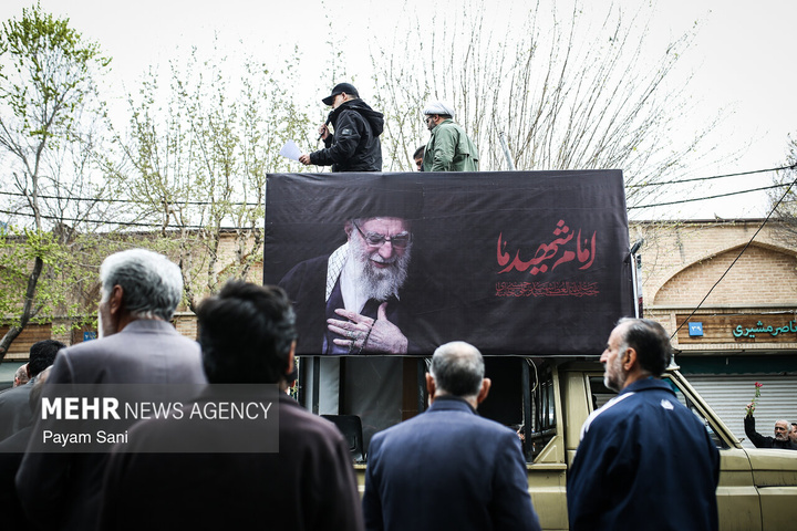 مراسم تشییع و تدفین سردار سرلشکر پاسدار شهید ابوالقاسم بابائیان