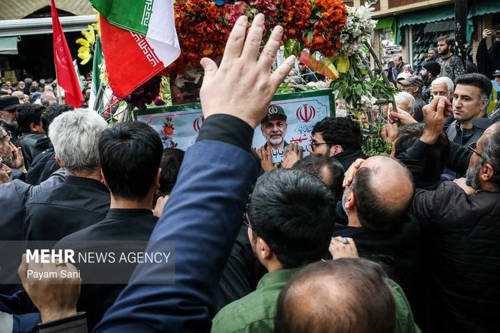 مراسم تشییع و تدفین سردار سرلشکر پاسدار شهید ابوالقاسم بابائیان