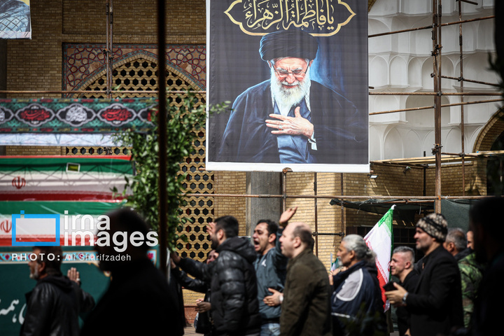 تدفین پیکر شهدای حملات آمریکا و رژیم صهیونیستی در بهشت زهرا (س)