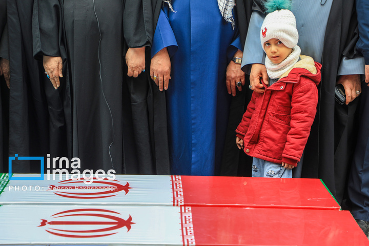 تشییع پیکر شهدای حمله به بیت رهبری در مشهد