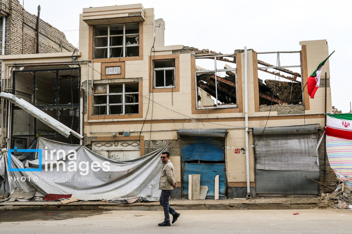 آثار حملات هوایی به مناطق مسکونی در ارومیه