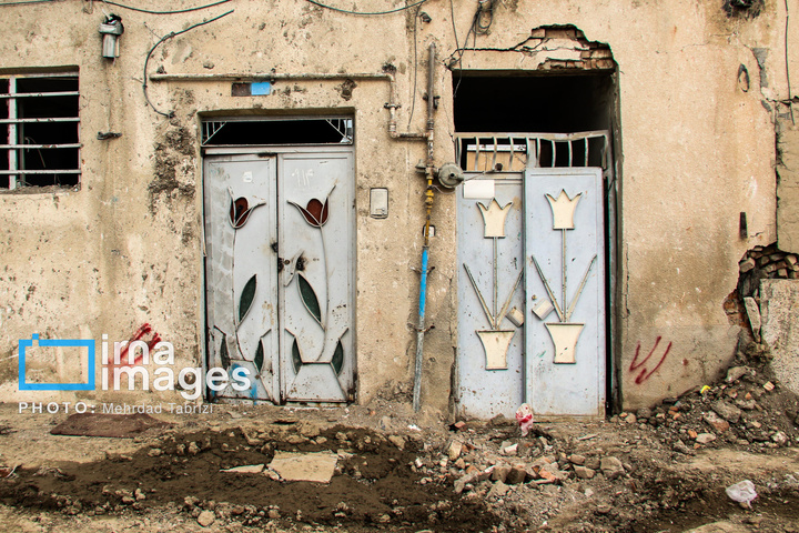 آثار حملات هوایی به مناطق مسکونی در ارومیه